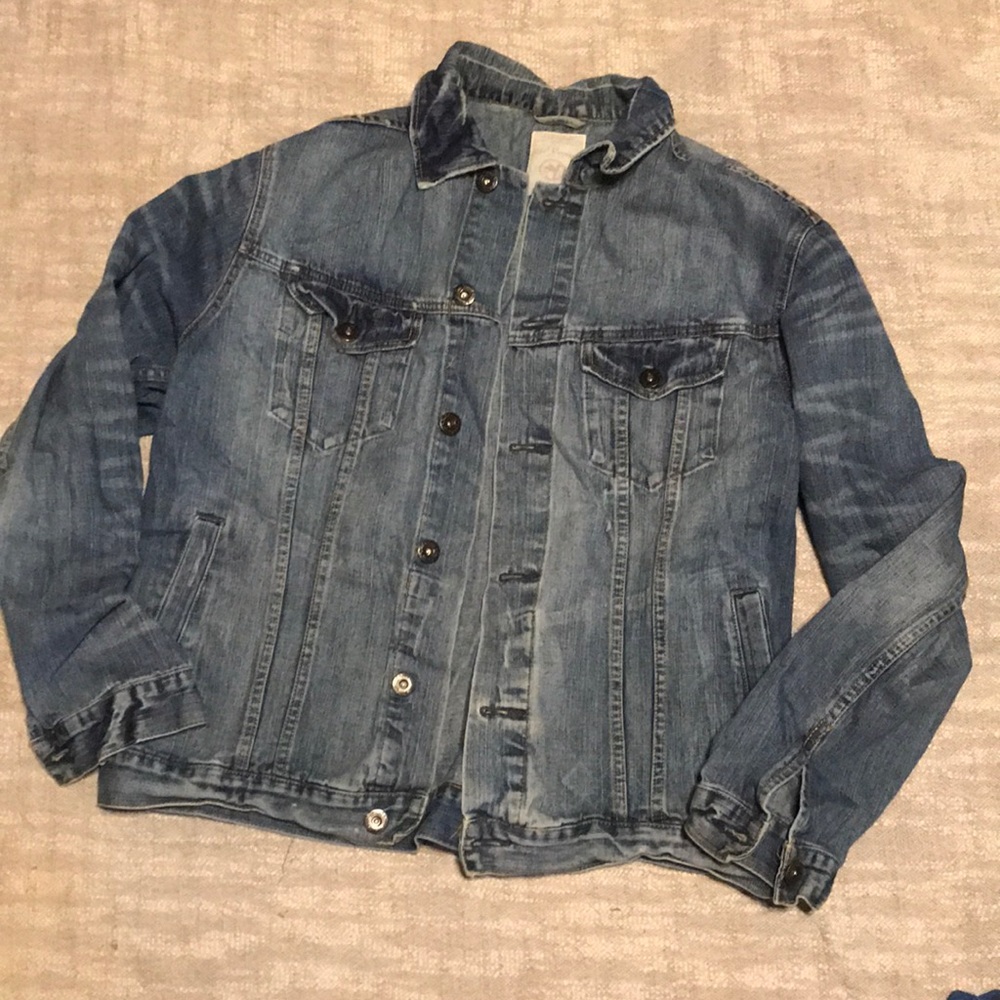 Red Camel denim trucker jacket